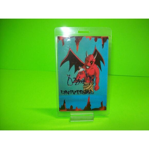 Ozzfest Ozzy Osbourne Pass Original 1998 UNUSED Heavy Metal Devil Rock Music - Picture 3 of 4